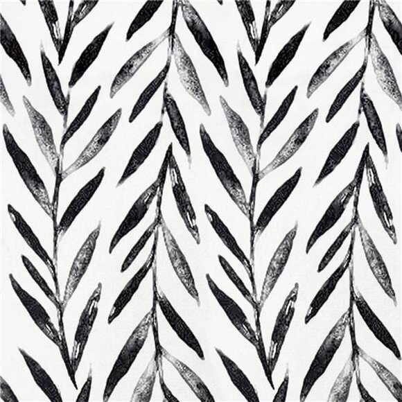 Black and White Wallpaper Peel and Stick Wallpaper Floral Contact Paper for Cabi - Picture 1 of 7